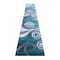 Flash Furniture Turquoise 3' x 16' Modern Swirl Pattern Area Rug OKR-RG1103-316-TQ-GG - alternate 4